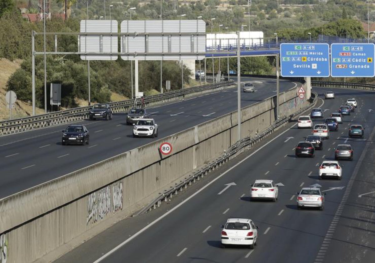 Una carretera de Sevilla
