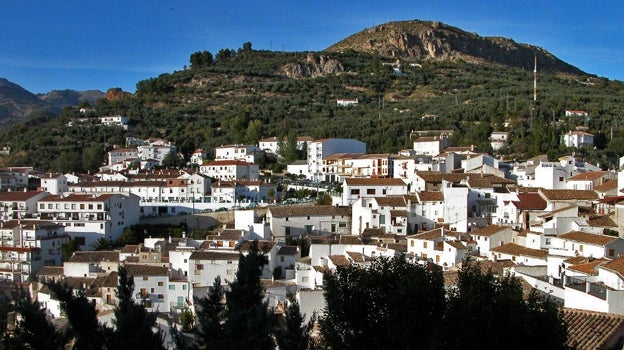 Vue panoramique de Castril de la Peña