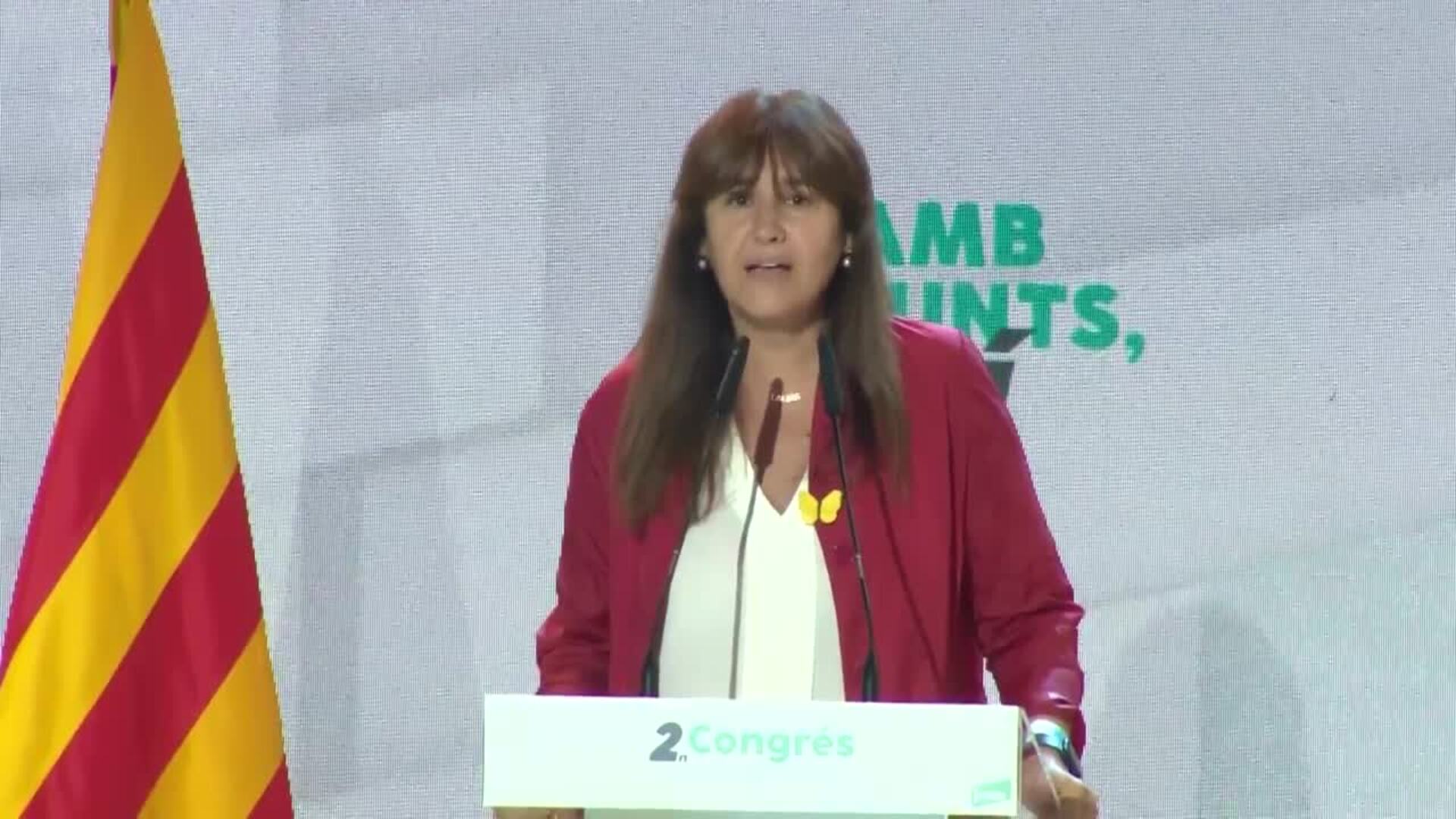 Laura Borràs: "las cloacas del Estado no descansan nunca, lo ensucian todo"