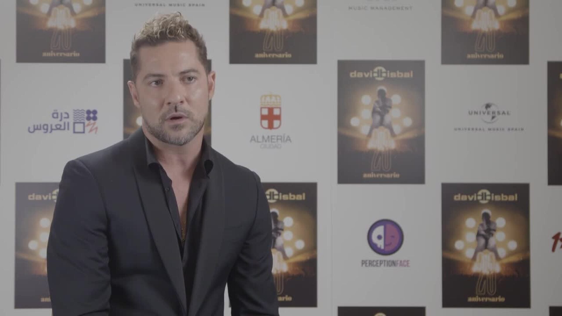 David Bisbal vuelve a Almería con "la ilusión de un niño"