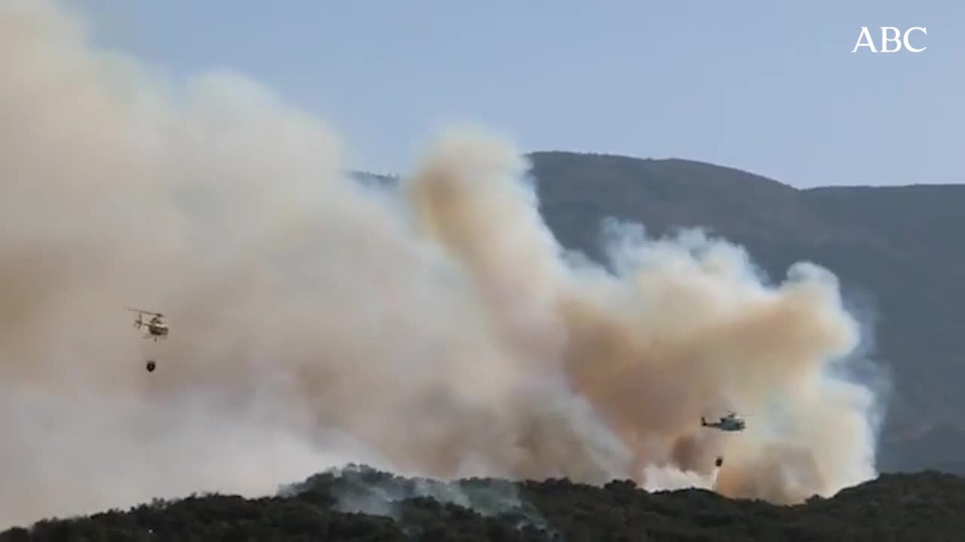 El incendio de Añón de Moncayo sigue activo