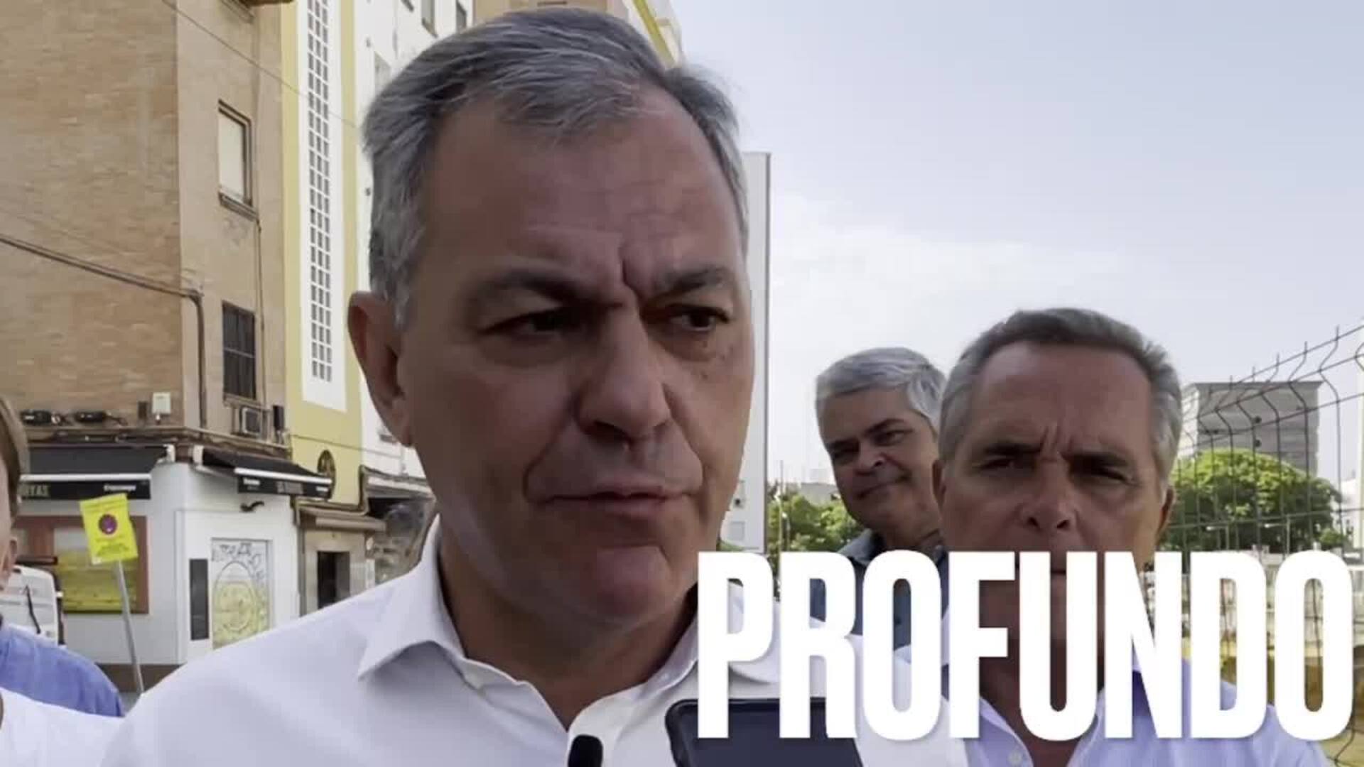 Sanz, sobre las obras del tranvía en Nervión