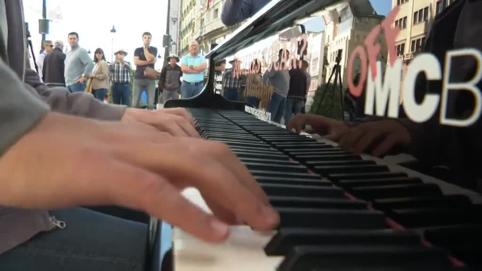 Pianos de cola listos para tocar en las calles de Madrid