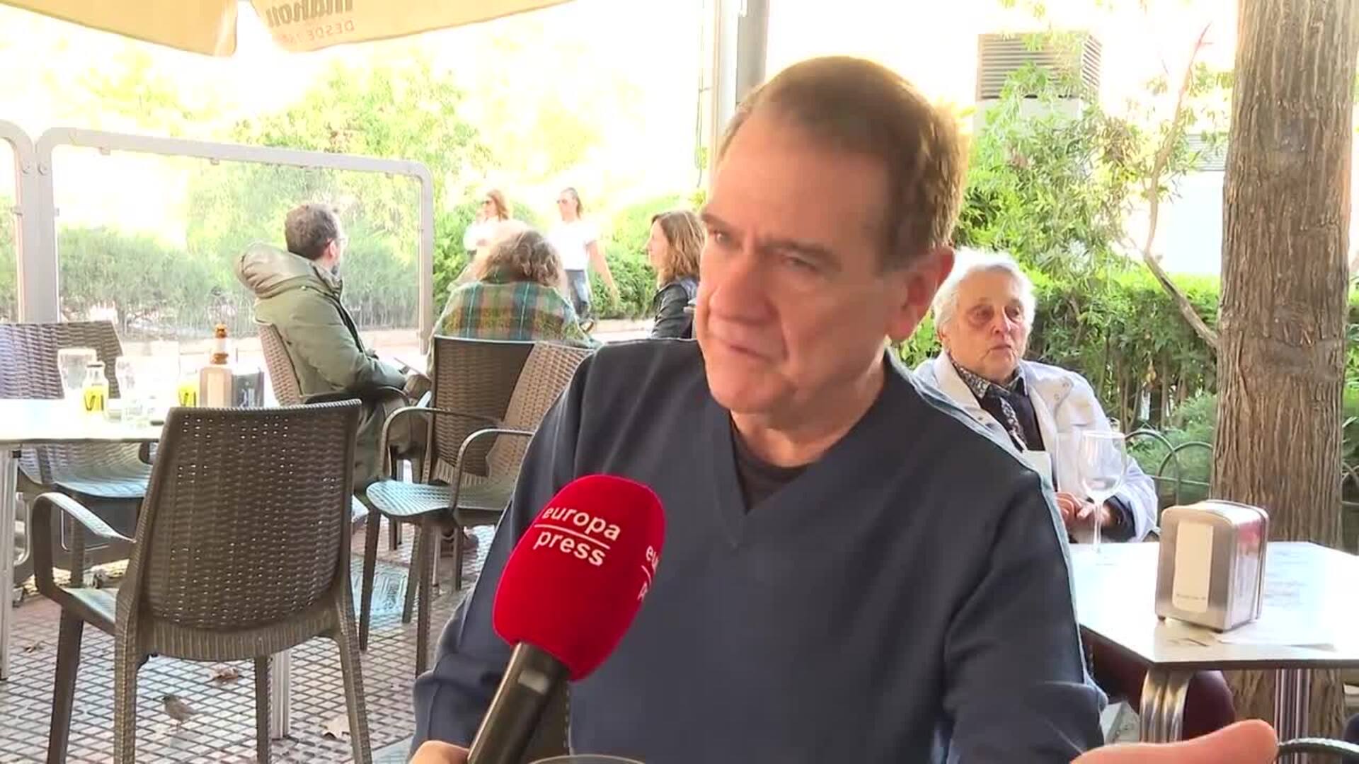 Hosteleros protestan contra la nueva Ordenanza de Terrazas de Madrid.