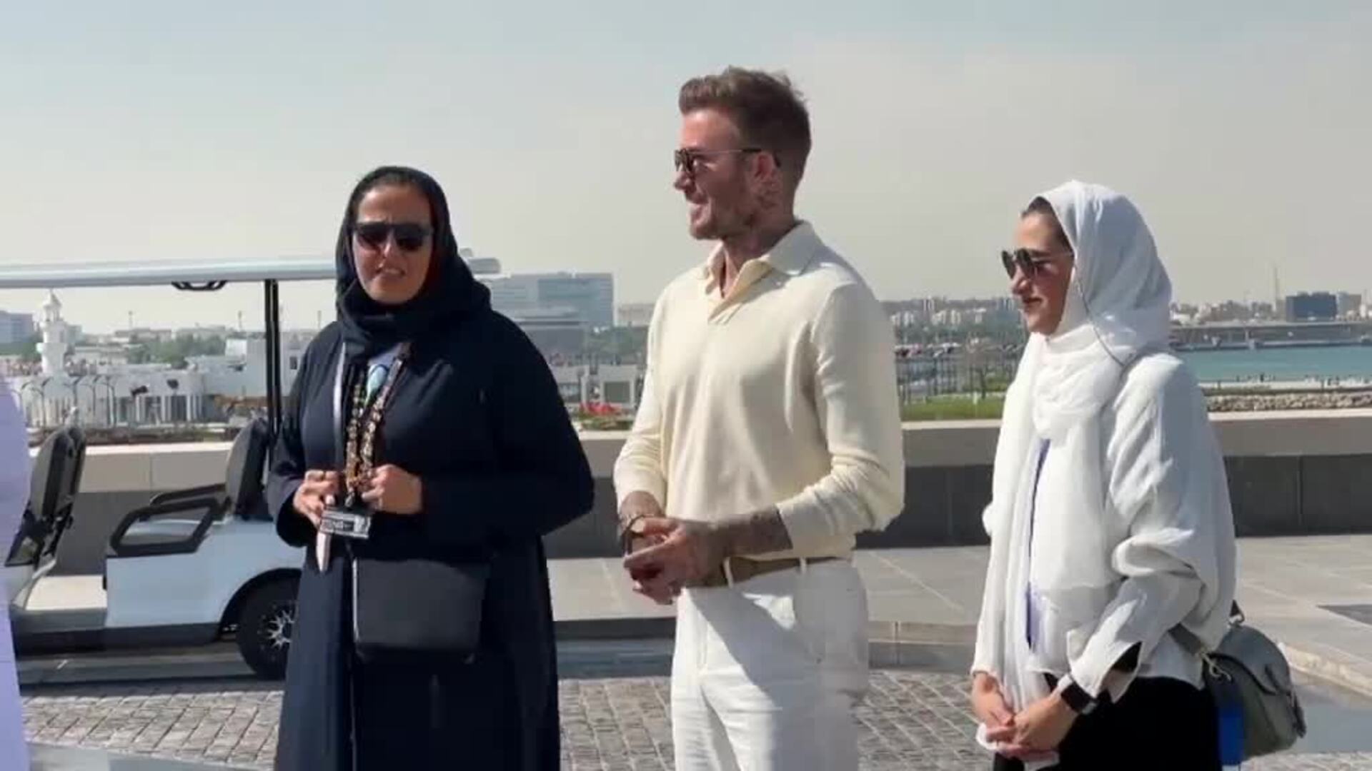 David Beckham desata pasiones en Doha