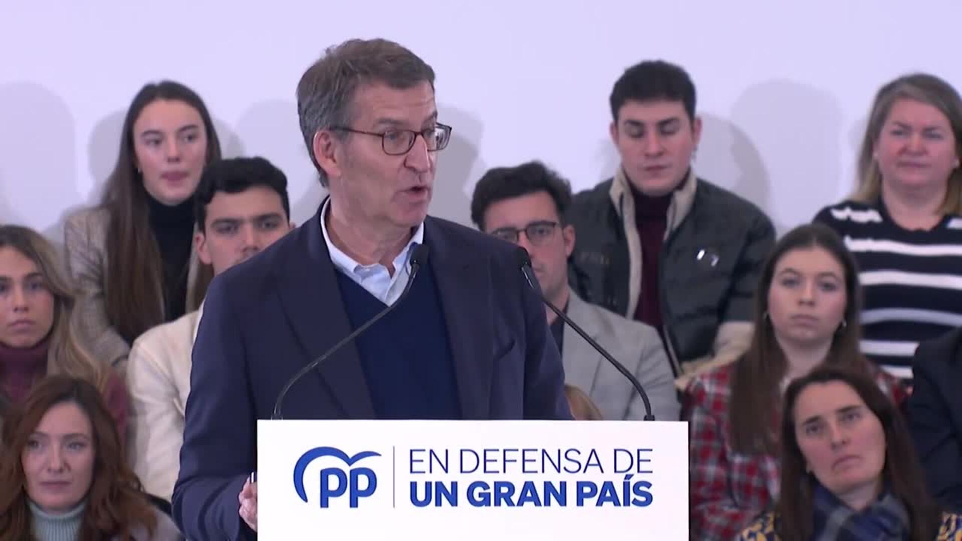 Feijóo afirma que "llamar fachas con toga a los jueces es incompatible con la democracia"