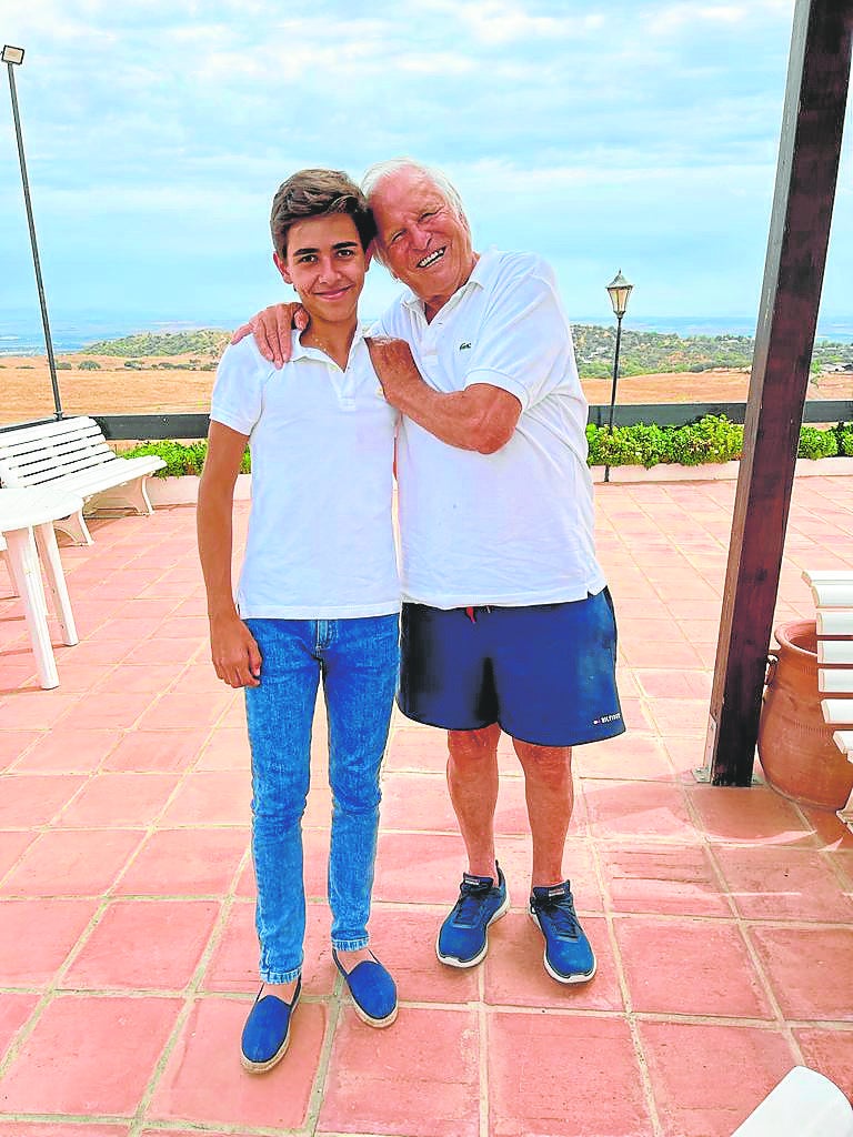 Manuel Román y Manuel Benítez, en su encuentro de este jueves