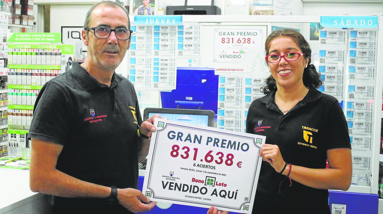 Lluvia de millones en un estanco de Lucena: «Yo iría directo al banco»