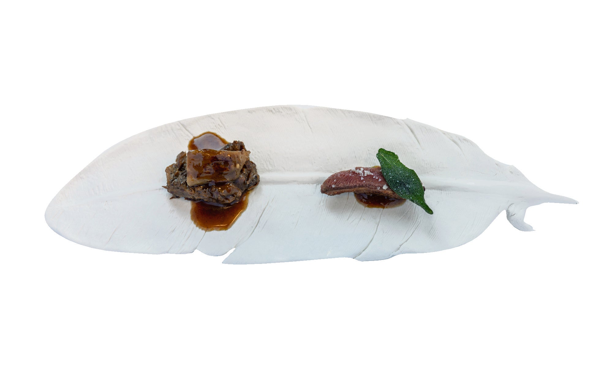 Plato con paloma bravía de Luis Lera