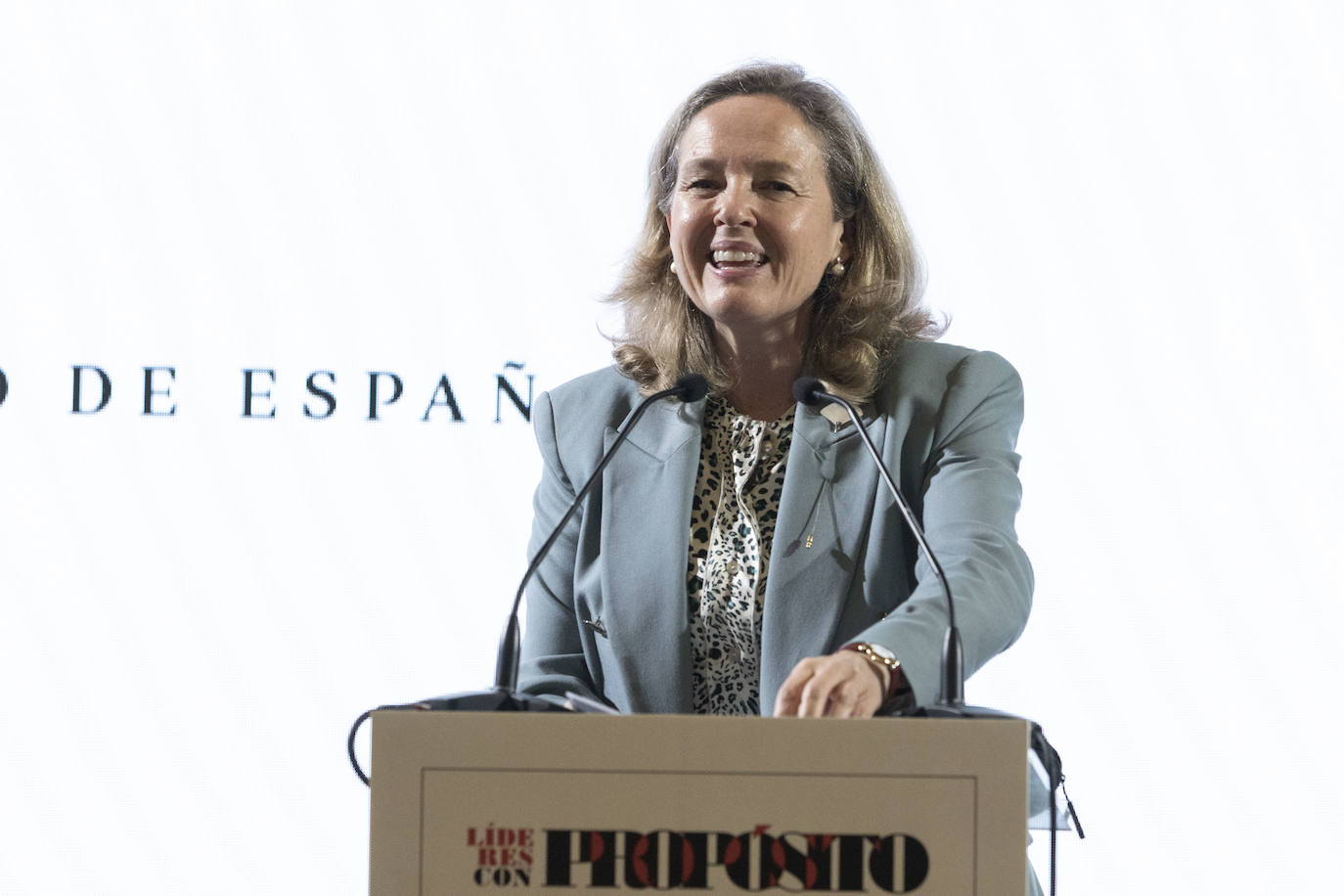 Nadia Calviño, vicepresidenta primera del Gobierno y ministra de Asuntos Económicos y Transformación Digital