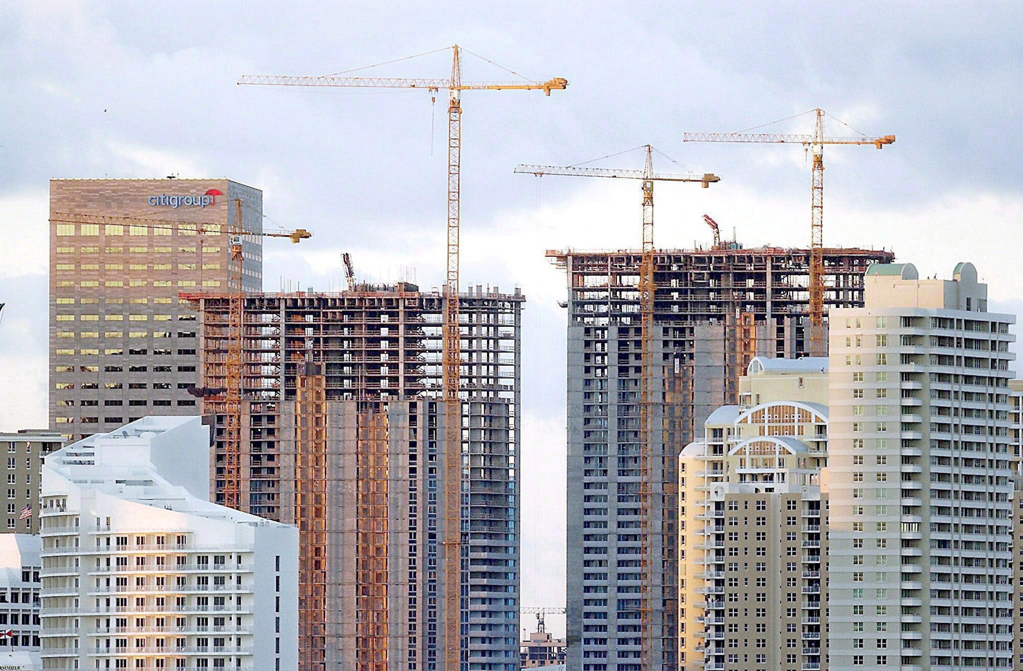 Edificios en construcción.