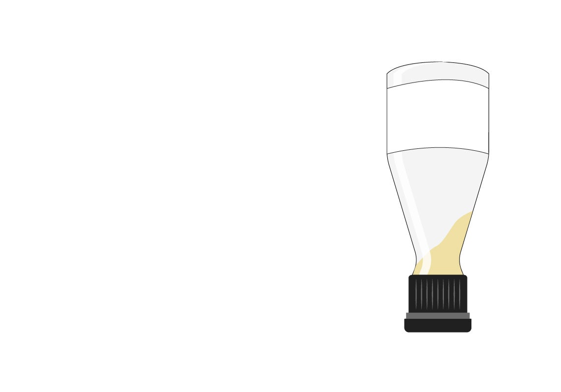 Medidas para facilitar el vaciado del envase