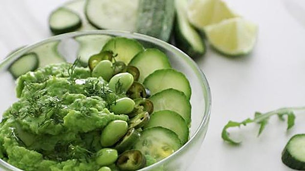 Hummus de edamame