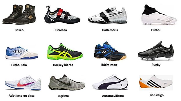 Modelos específicos de algunas disciplinas deportivas