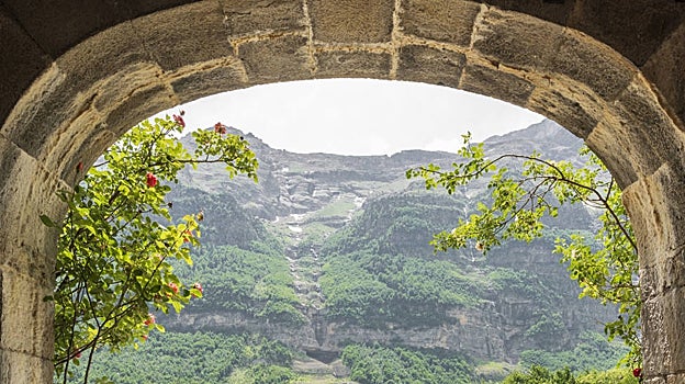 Vista desde el Parador de Bielsa.