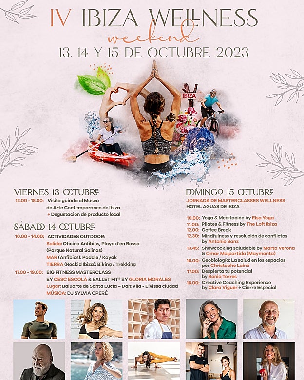 Programa del Ibiza Wellness Weekend.