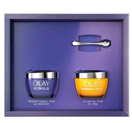Todos tenemos a alguien que le encanta cuidarse por dentro y por fuera. Este pack de cremas Olay con  aplicador es el regalo perfecto para estos amantes de lo 'beauty'.