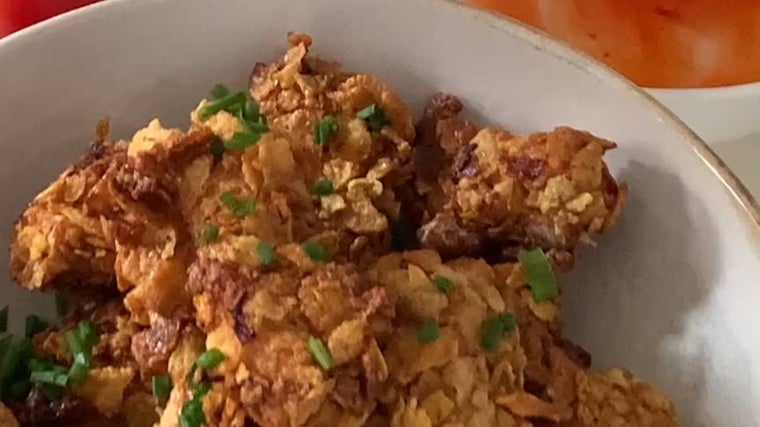 Palomitas de pollo.