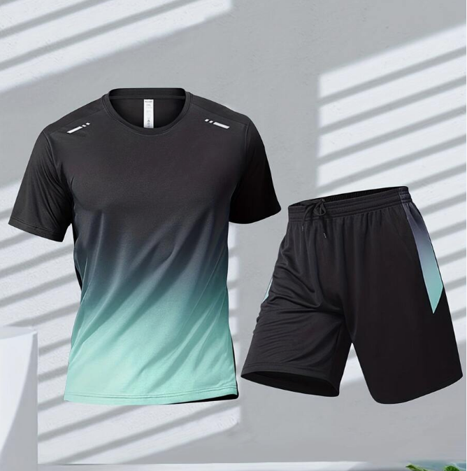 Conjunto deportivo disponible en Shein, en numerosos colores y tejidos.