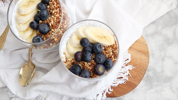 Pudin de chía y kéfir, el desayuno que mima el intestino, nuestro segundo cerebro