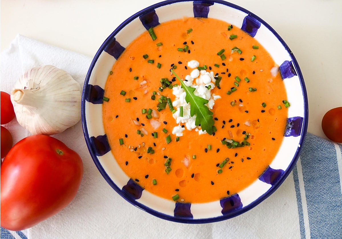 Así se preparan los salmorejos más ricos.