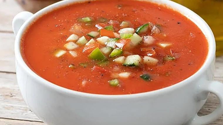 Foto de archivo de gazpacho