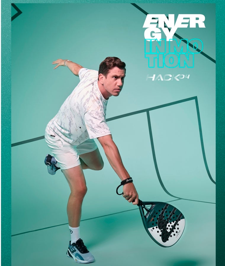 Paquito Navarro y su nueva pala de Bullpadel.