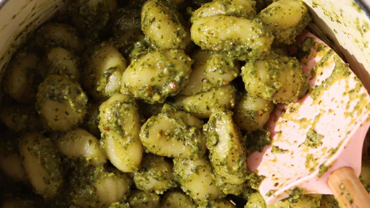 Pistachio pesto recipe.