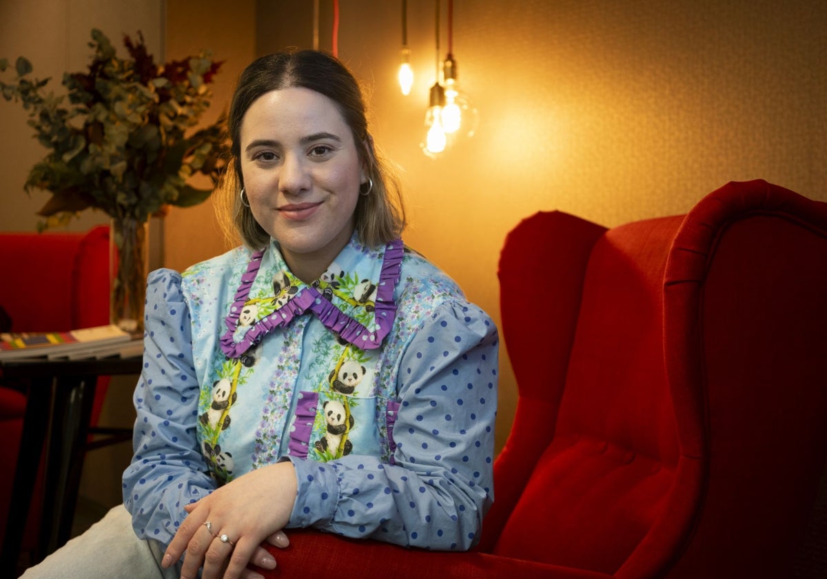 María Esclapez, psicóloga, en la sede de Penguin en Madrid.