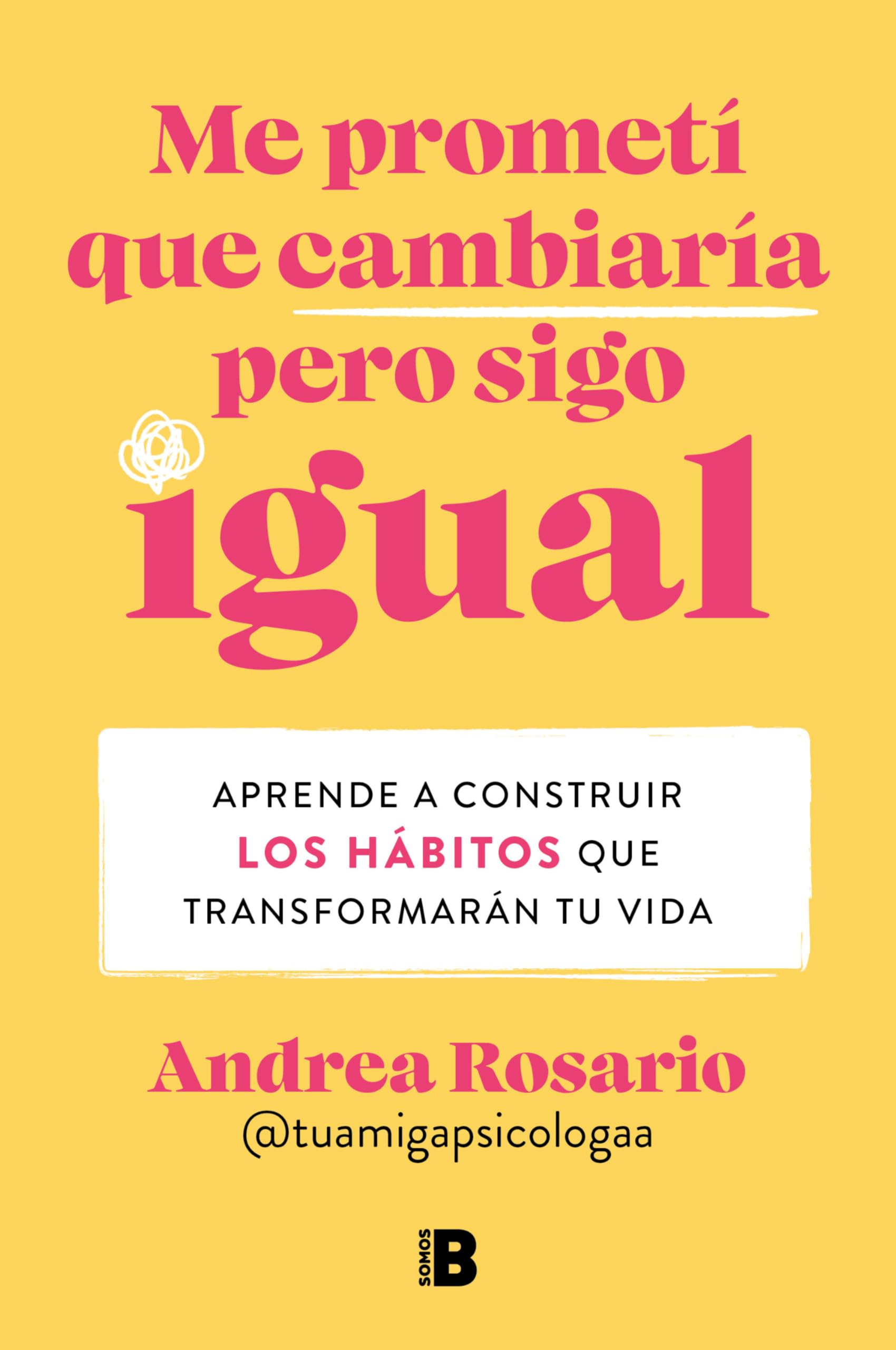 'Me prometí que cambiaría pero sigo igual' es un método eficaz y realista para cambiar todo aquello que nos aleja de nuestras metas y retomar el control de nuestra vida. En este libro, la psicóloga Andrea Rosario nos enseña cómo funciona tu cerebro ante el cambio y cuál es el enfoque necesario para conseguir una transformación auténtica y definitiva. Aquí encontrarás herramientas prácticas para entender tus emociones, creencias y reacciones automáticas y vencer los obstáculos y resistencias que te impiden un cambio de hábitos realista y duradero.
