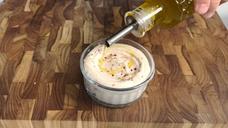 Hummus de alubias.