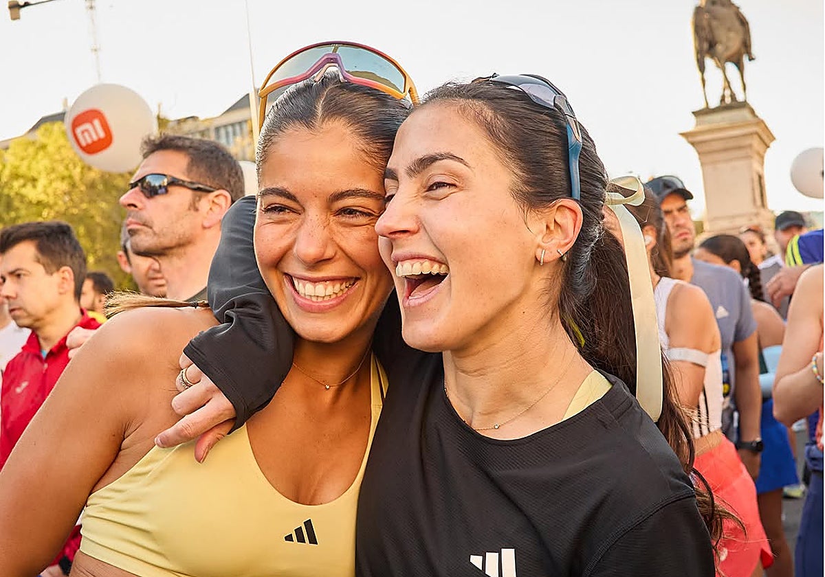 Sara Baceiredo y Candela Pérez, dos de las runners más queridas.