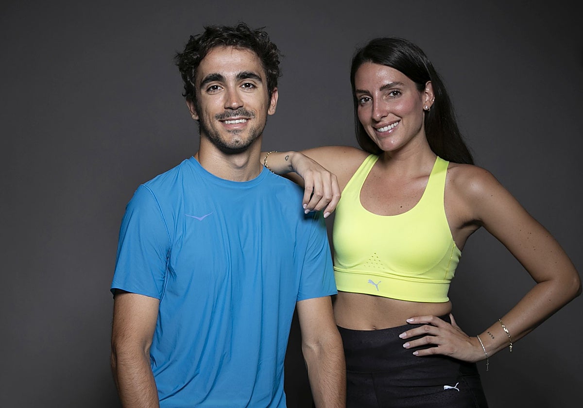 Sara Guzmán y Nico Regidor, creadores del club de running 'Del sofá al asfalto'.