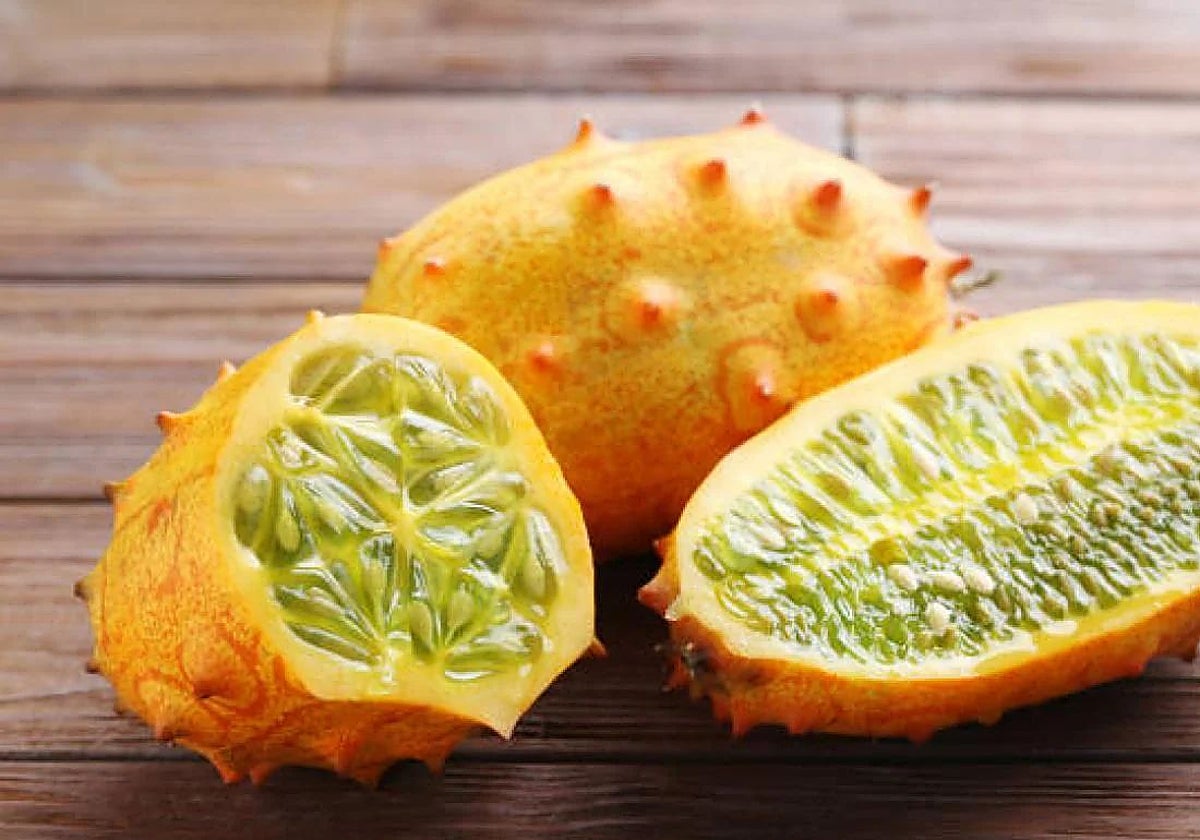 El kiwano tiene un aspecto muy curioso