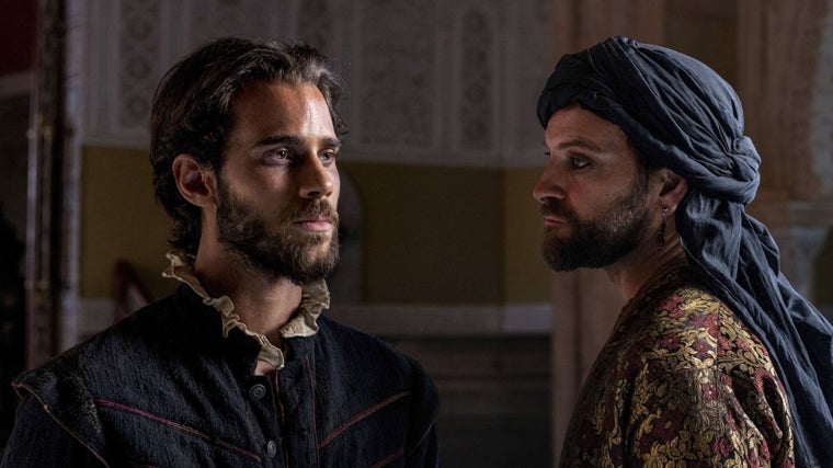 Fotograma de la película 'El cautivo', con los protagonistas Julio Peña y Alessandro Borghi.