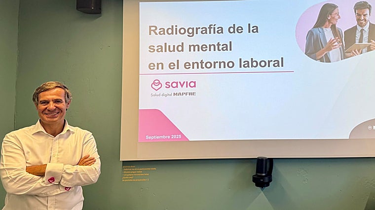 Pedro Díaz Yuste, CEO de Savia, durante la presentación del informe