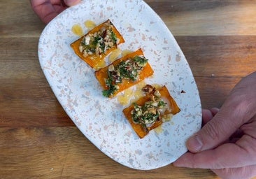 El bocado de calabaza y queso curado que se convertirá en el entrante estrella estas fiestas