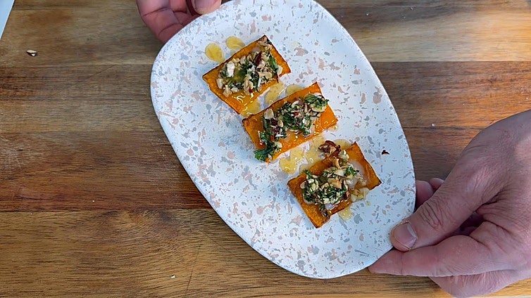 El bocado de calabaza y queso curado que se convertirá en el entrante estrella estas fiestas