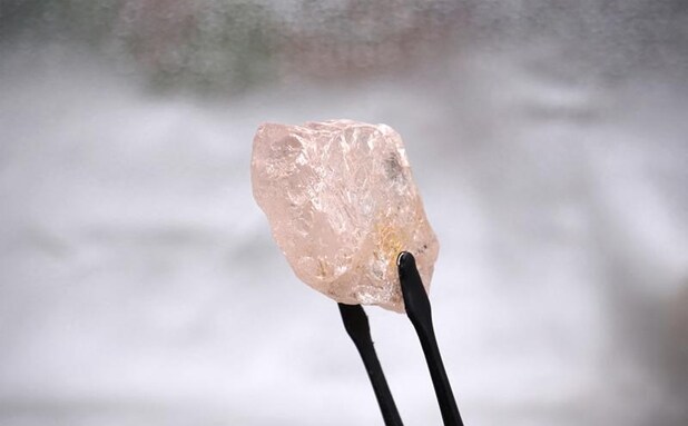 Encuentran un diamante rosa de 170 quilates, el mayor visto en 300 años