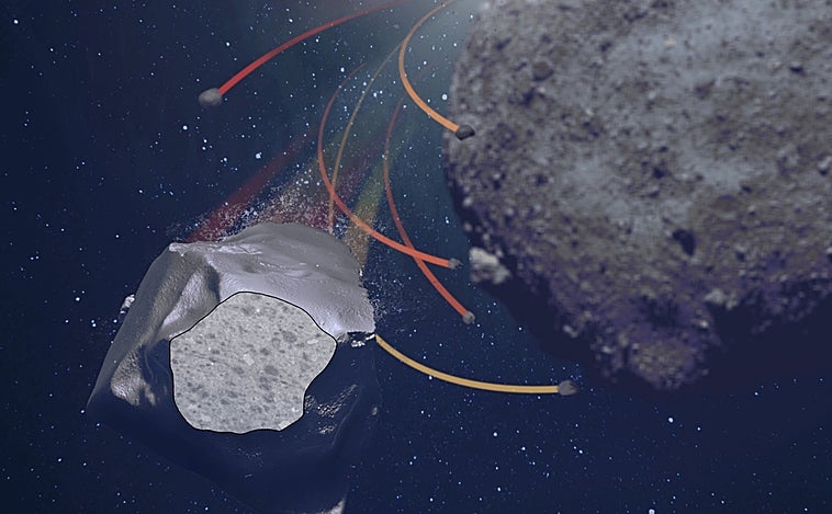 Resuelto el misterio de los asteroides que escupen piedras