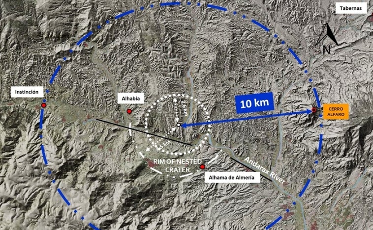 Investigadores creen haber descubierto en Almería el primer cráter de impacto de España