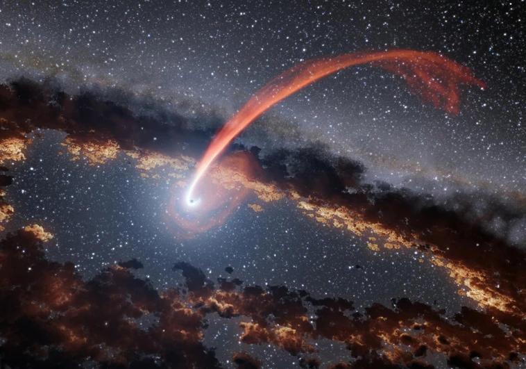 Descubren un raro agujero negro que podría ser la semilla de sus 'primos' supermasivos