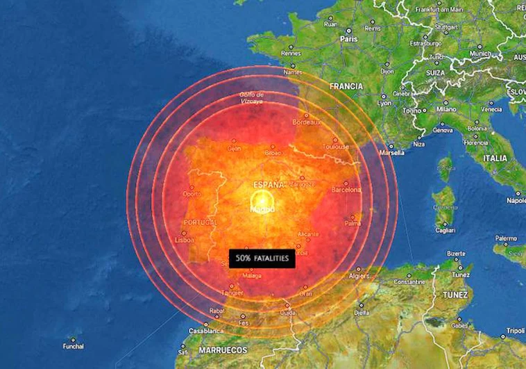 Este simulador te permite saber qué ocurriría si cayese un asteroide en tu ciudad natal