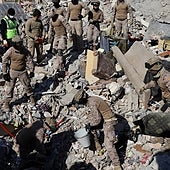 Cuatro buques y 500 hombres: la misión más ambiciosa de la Armada para luchar contra la devastación en Turquía