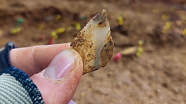 Una herramienta de silex