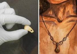 ADN humano hallado en un colgante de hace 20.000 años revela que pertenecía a una mujer