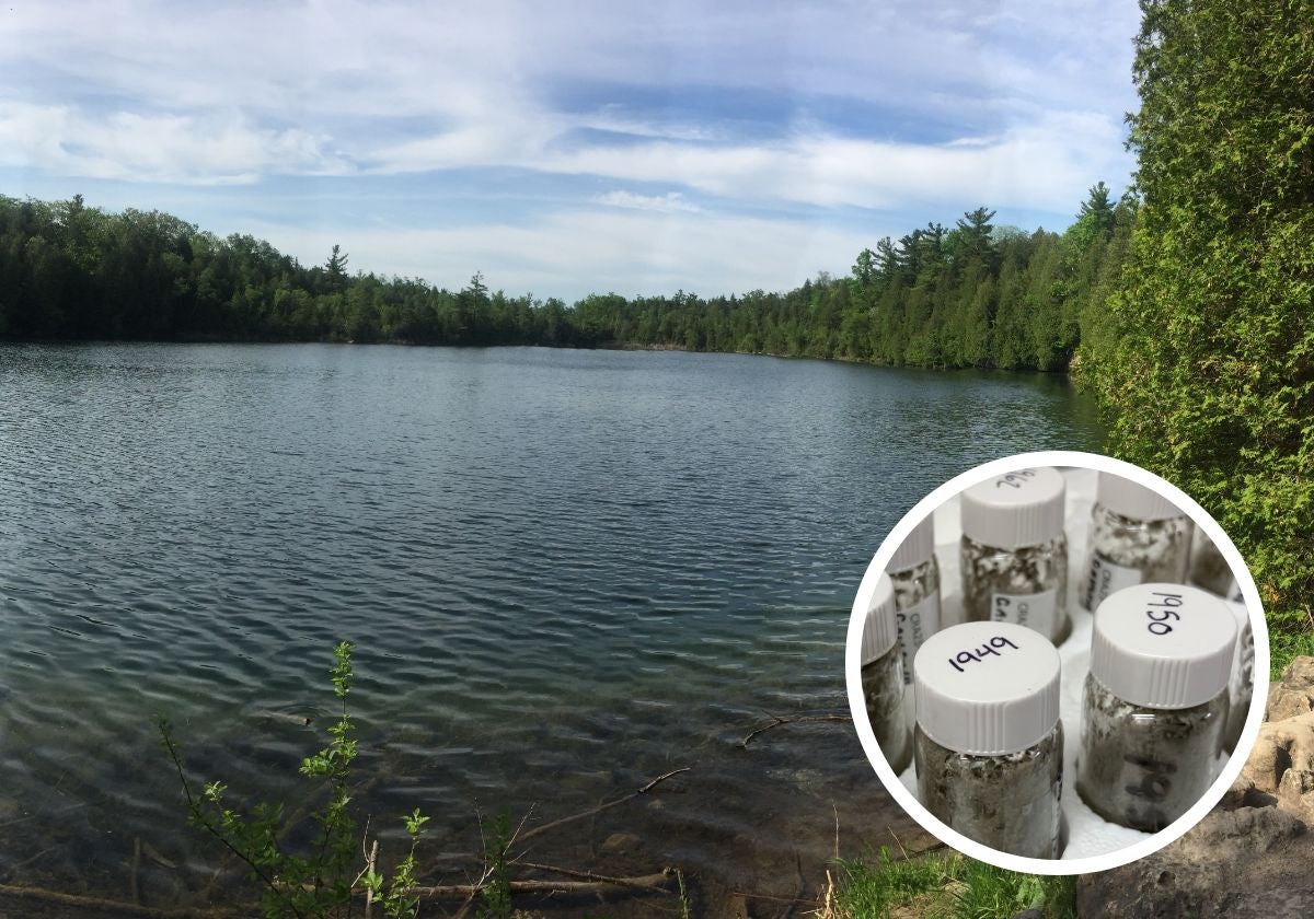 Lago Crawford en Canadá, y los sustratos con plutonio