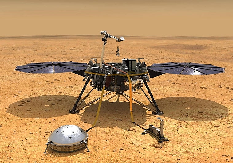 La misión InSight, de la NASA, aterrizó en Marte en noviembre de 2018 y estudió la sismicidad del planeta hasta diciembre de 2022