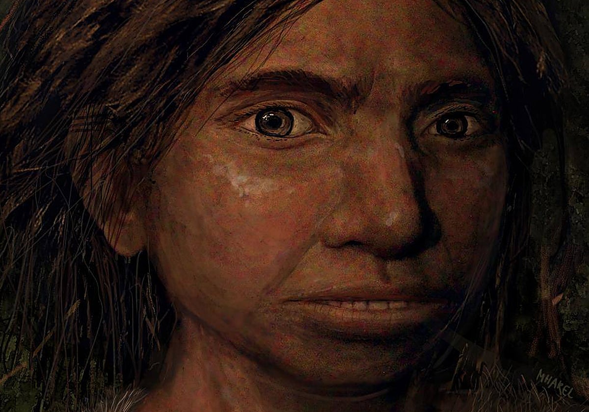 Primer retrato de una niña denisovana, publicado en 2019