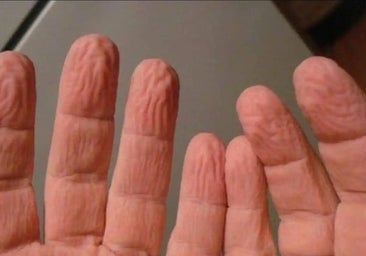 ¿Por qué se arrugan los dedos bajo el agua?